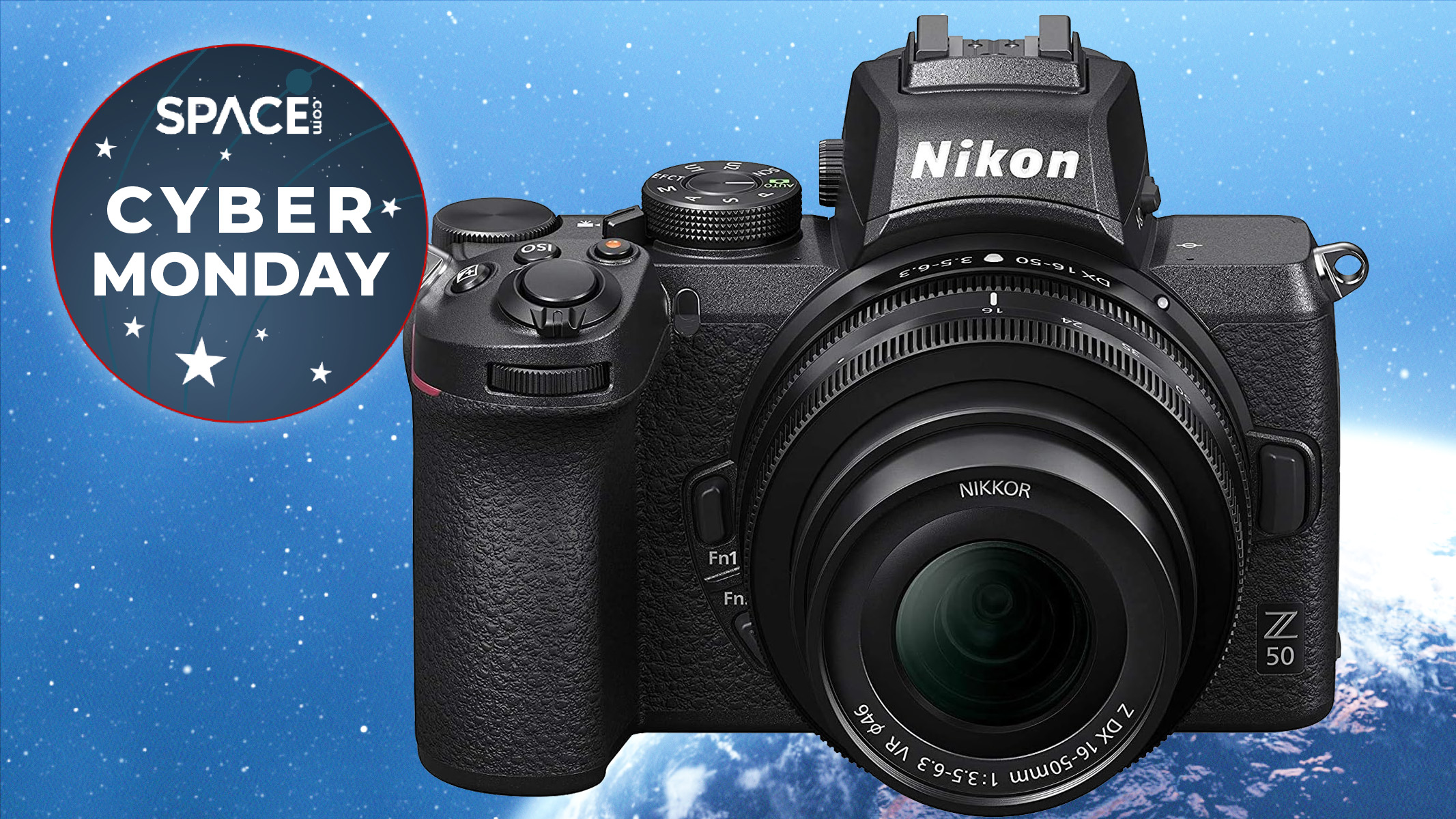 Save $100 on the Nikon Z50 mirrorless camera this Cyber Monday Space