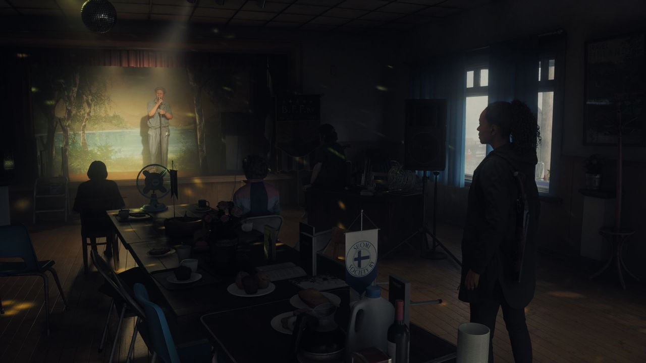 Alan Wake 2 screenshots of Saga