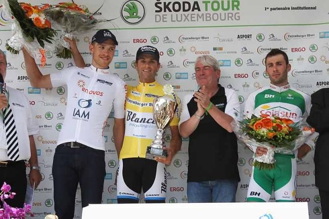 Paul Martens (Blanco) beat Jonathan Hivert (Sojasun) and Mathias Brandle (IAM Cycling) to win the Tour of Luxembourg.