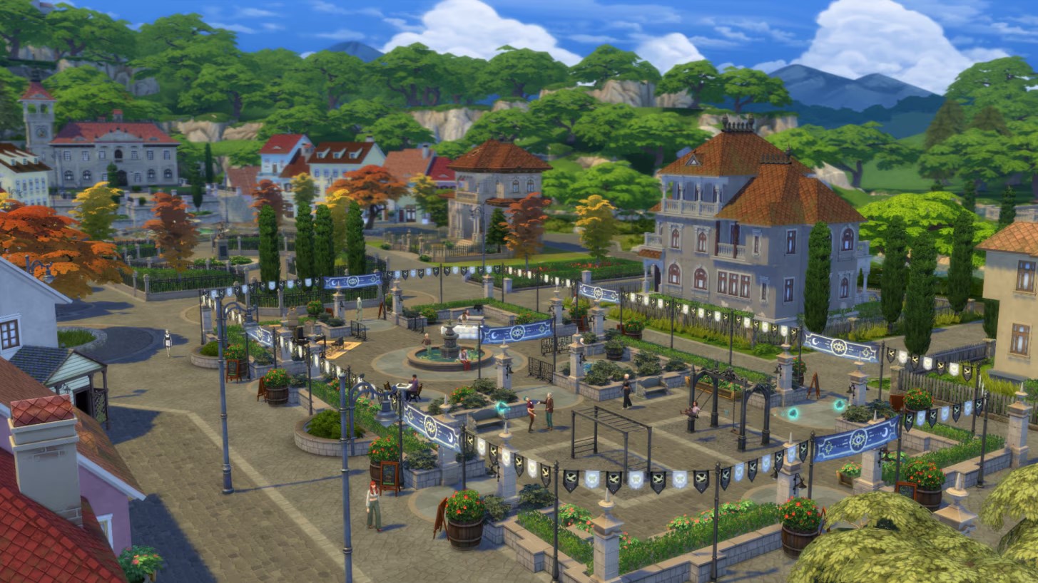 The Sims 4 Life & Death - Ravenwood neighborhood