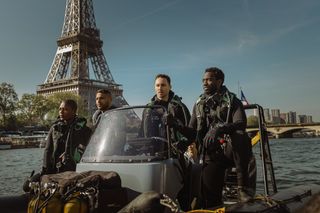 Patrolling the River Seine in Under Paris.