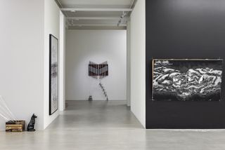 Installation view of ‘Not even the departed stay grounded’