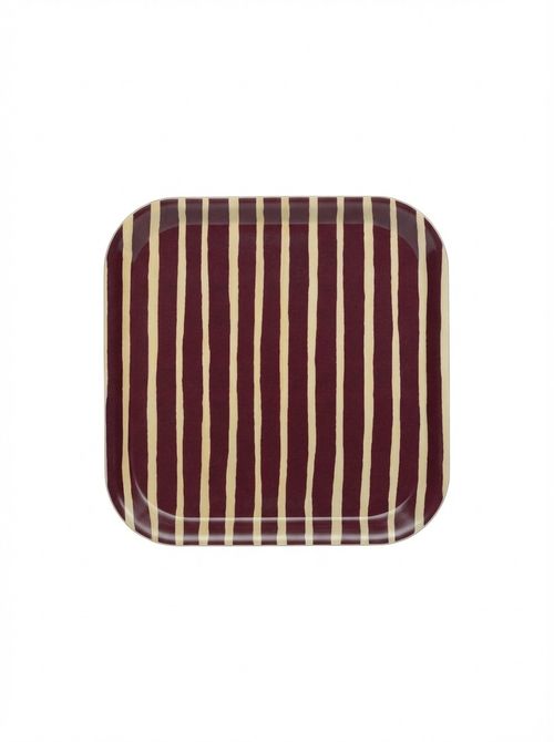 Piccolo Tray 20x20 Cm, Burgundy