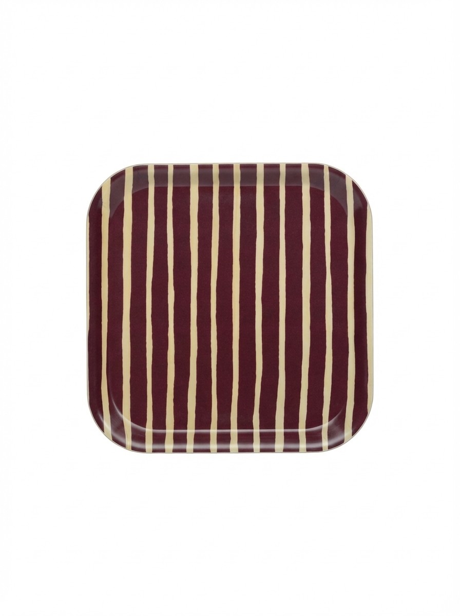 Piccolo Tray 20x20 Cm, Burgundy