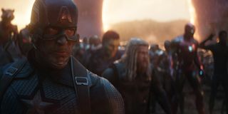 Cap rallying the troops against Thanos