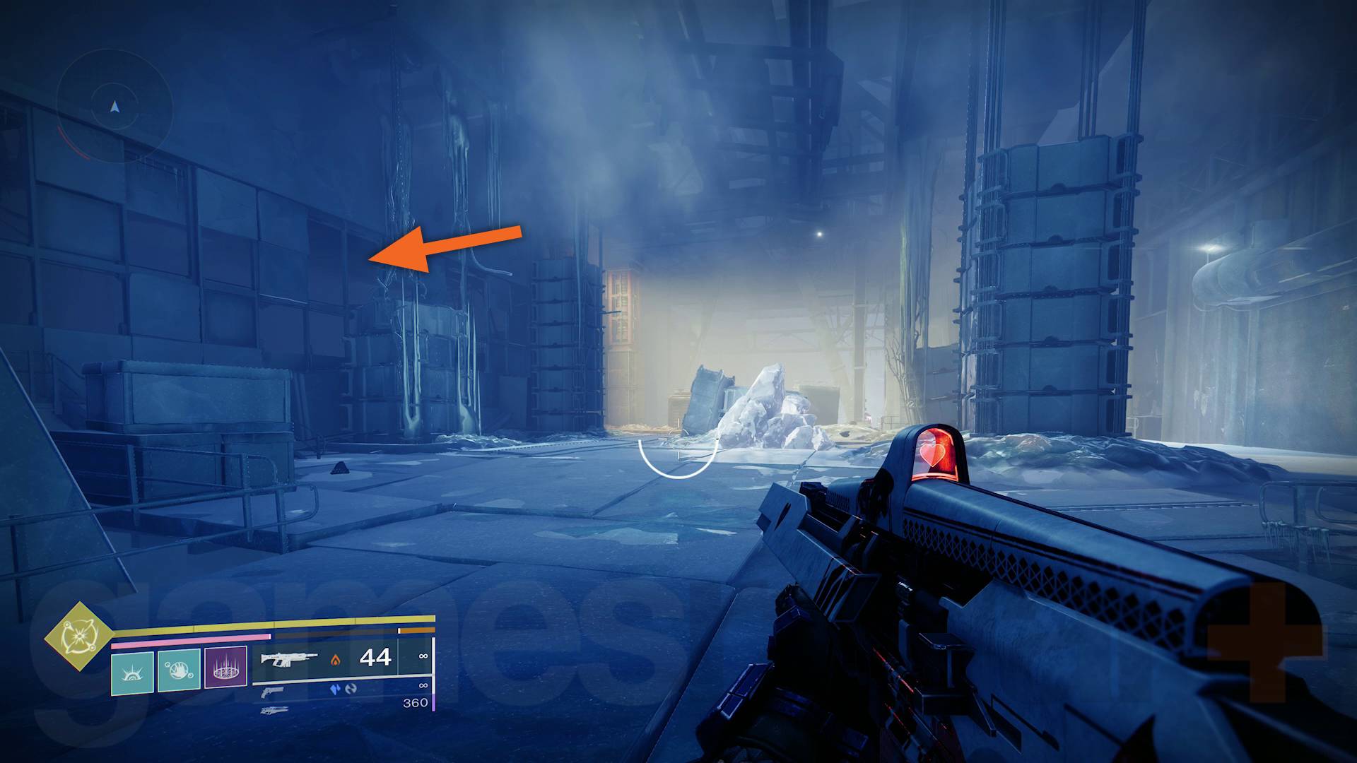 Destiny 2 The Final Shape Facet of Command secret room in the Divide wall