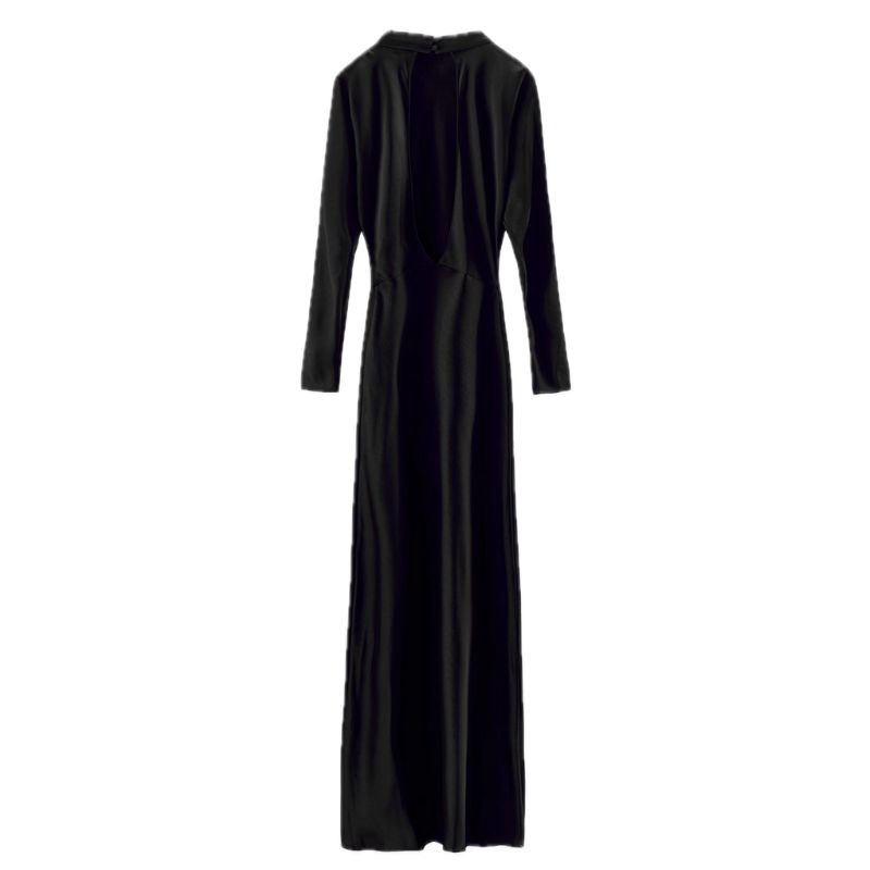 Zara, Draped Satin Dress