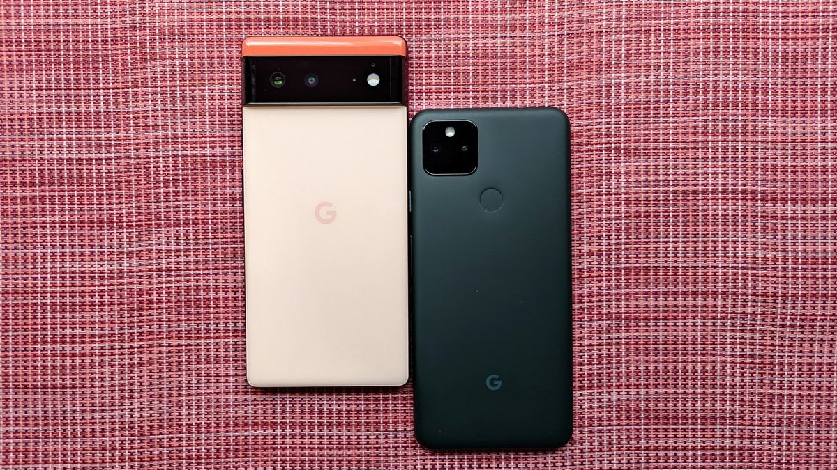 Google Pixel 6 Pixel 5a Side By Side