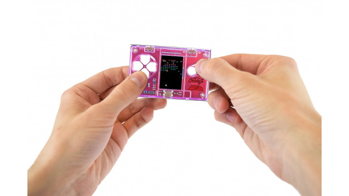 Playing Pac-Man on this credit-card-sized games console is all we want to do forever