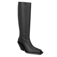 KAIA X ZARA Leather Knee-High Cowboy Boots, £179 | Zara