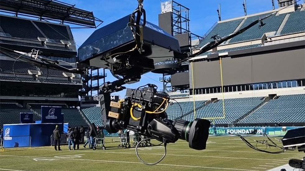 Fox Sports SkyCam at NFL game