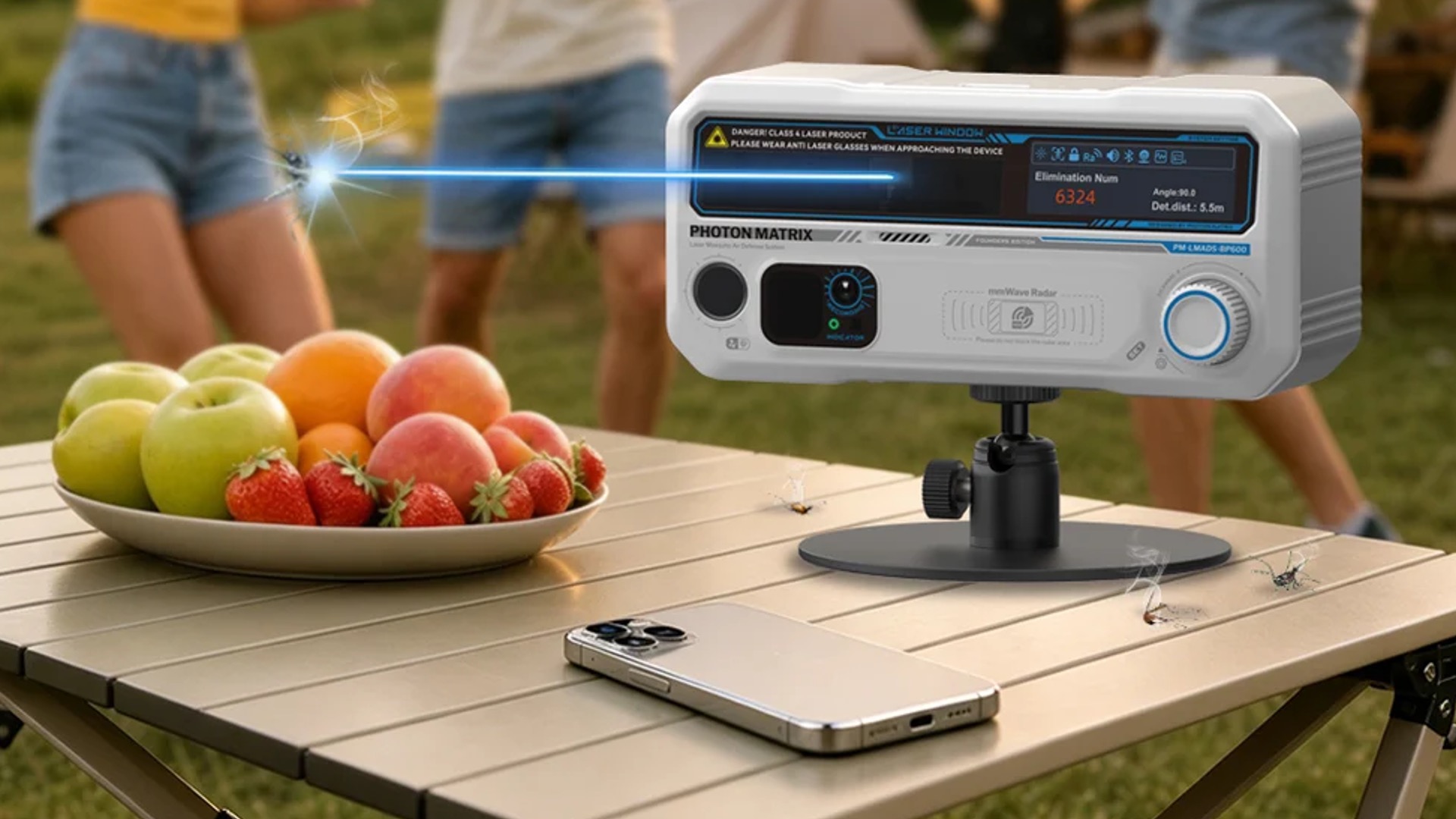 the Photon Matrix mosquito laser zapper