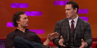 Matthew McConaghey and John Cena The Graham Norton Show
