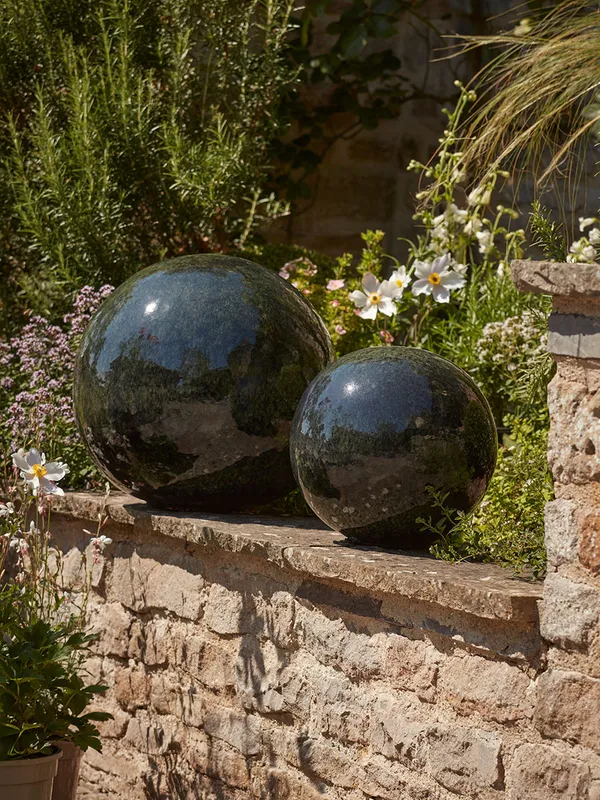 Cox &amp;amp; Cox, Olive Glazed Orb