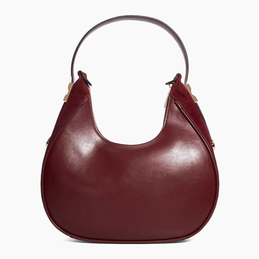 Dune Dedicated Burgundy Shoulder Bag