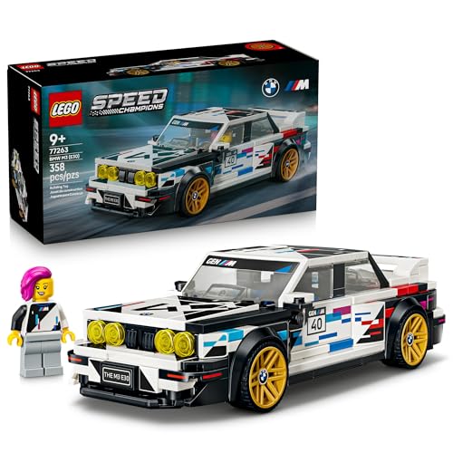 Lego Speed Champions Bmw M3 (e30) - Building Toy for Boys & Girls, Ages 9+ - Toy Car for Kids With Detailed Features - Gift for Birthdays - 77263