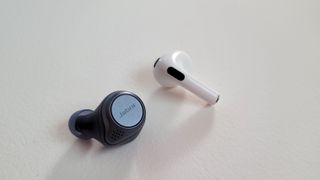 The Jabra Elite Active 75t and AirPods 3 wireless earbuds