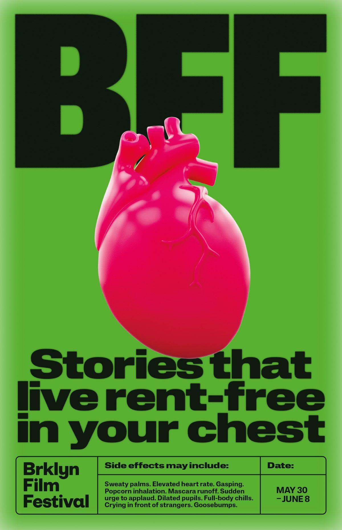Brooklyn Film Festival new visual identity