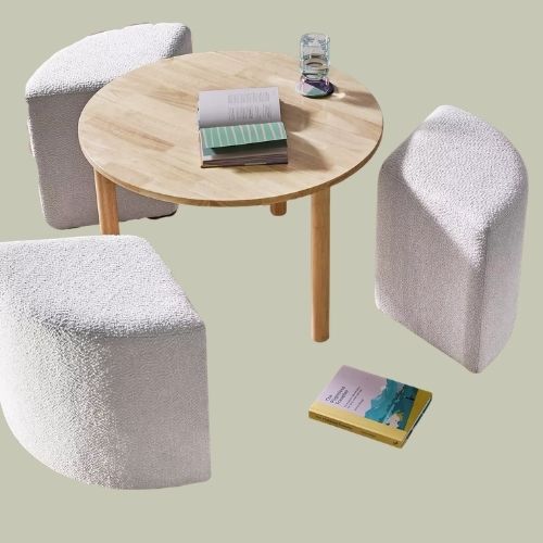 Habitat, Harriet Coffee Table and Pouffes