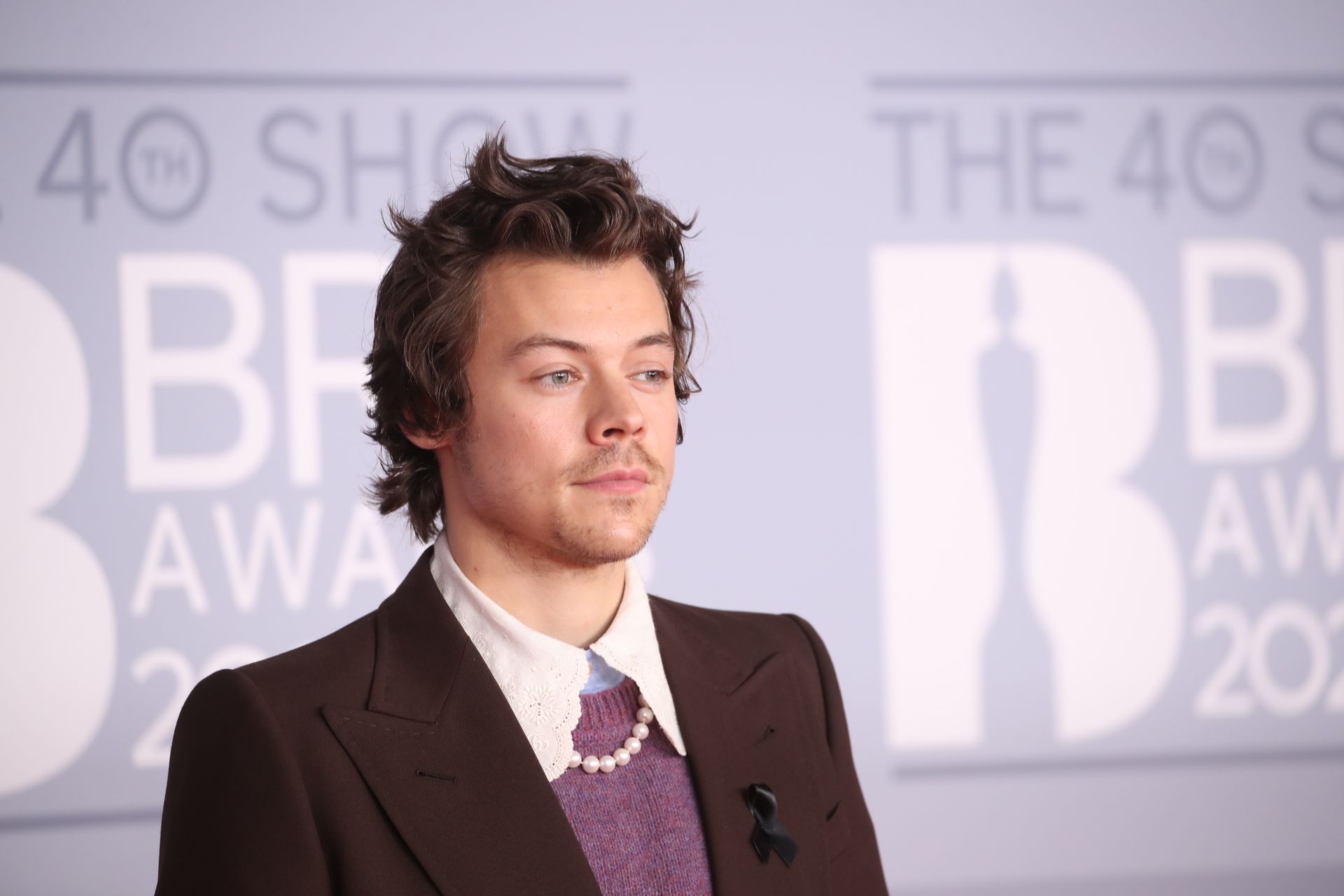 Harry Styles attends The BRIT Awards 2020 at The O2 Arena on February 18, 2020 in London, England.