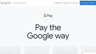 Website screenshot for Google Pay