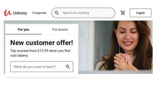 A screengrab from Udemy, provider of some of the best online coding courses
