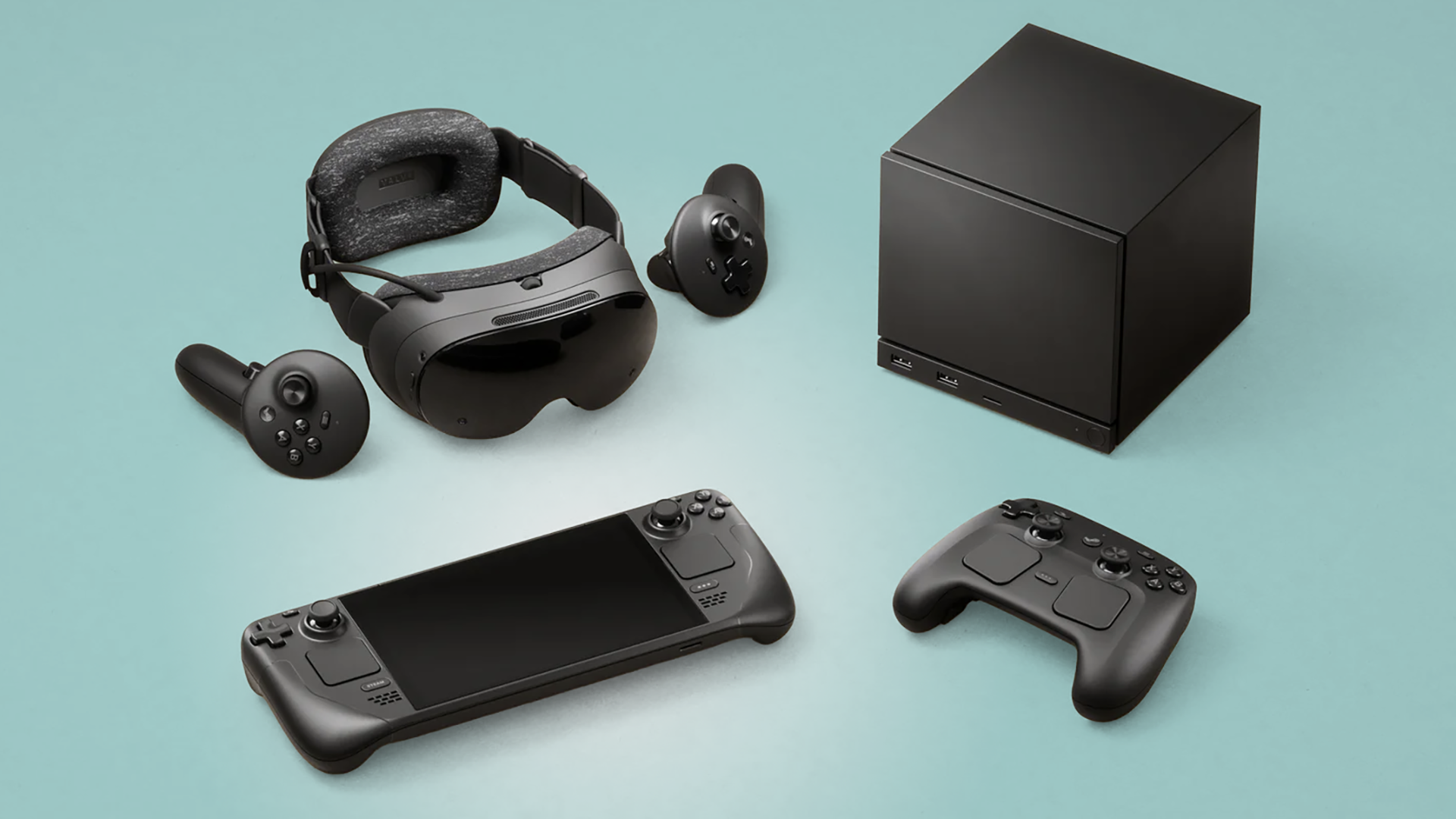 The all-new Steam family of devices from Valve &amp;ndash; Steam Machine, Steam Controller and Steam Frame VR headset
