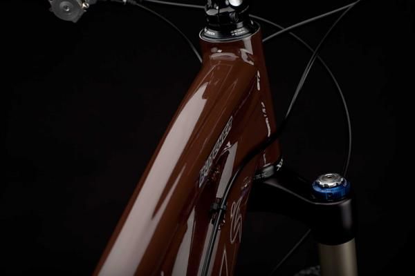 A look at the hydroformed aluminum tubes of the Santa Cruz Butcher