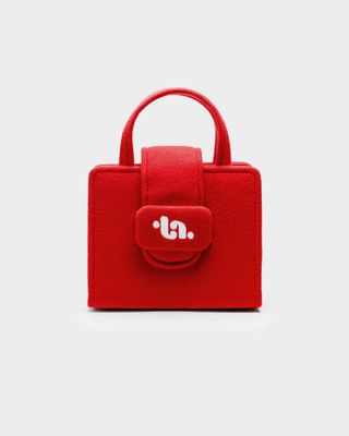 Merin Fleece Handbag - Red — Tega Akinola