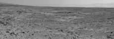 Curiosity Rover's View of 'Cooperstown' Outcrop