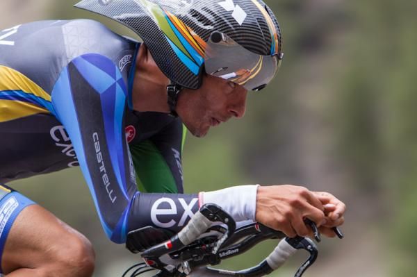 Freddie Rodriguez (Exergy) out on course.