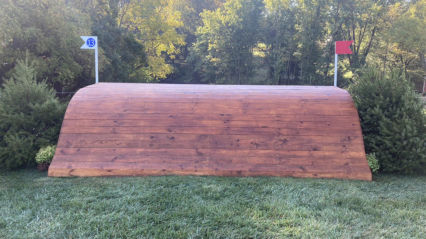 Maryland 5 Star cross-country course 2022: fence 12