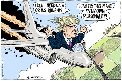 Political Cartoon U.S. Trump Personality