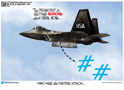 Obama cartoon ISIS Twitter