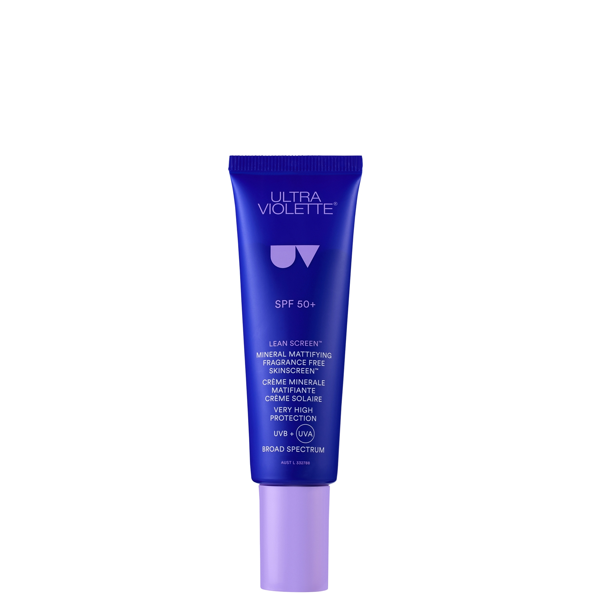 Ultra Violette Lean Screen Mineral Mattifying Fragrance Free Skinscreen Spf 50+