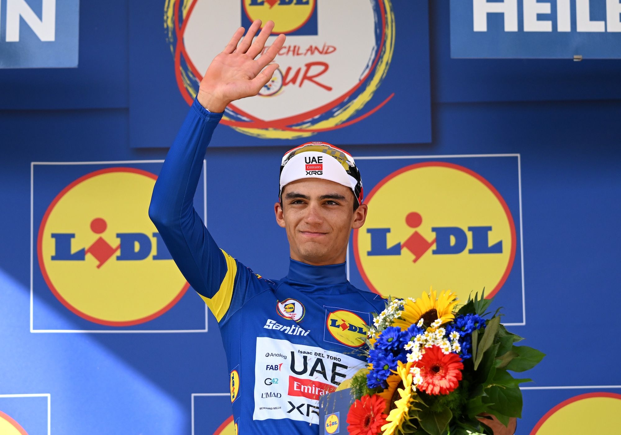 Deutschland Tour: Isaac del Toro seals overall title as Paul Magnier wins finale stage 4 in Heilbronn