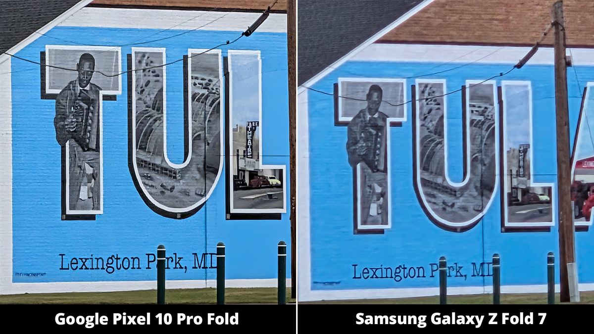 Google Pixel 10 Pro Fold vs. Galaxy Z Fold 7 camera comparisons