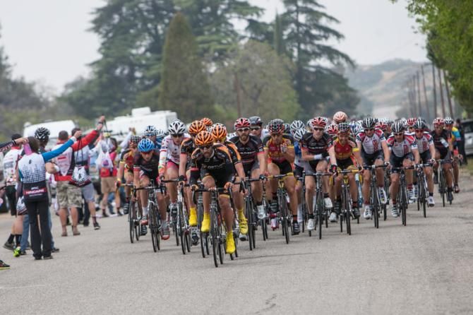 Optum leads the chasing field through the feed zone.