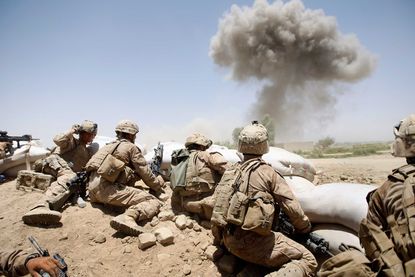 Troops in Afghanistan.