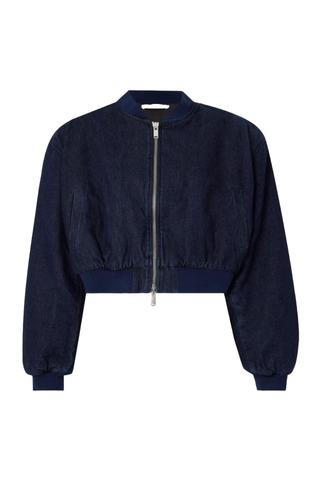 The Frankie Shop Micky Padded Denim Bomber