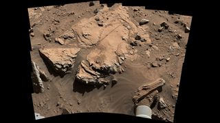 NASA's Curiosity Mars Rover Inspects Drill Site