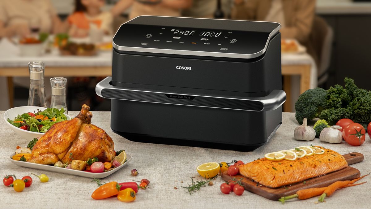 Cosori's new king-size air fryer can cook a whole family meal, and it's going cheap with this introductory offer