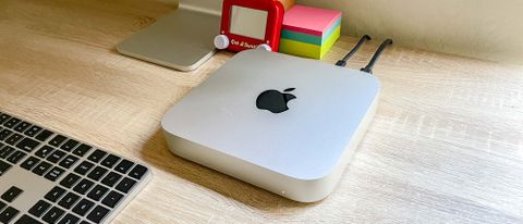 Apple Mac mini M2 on a desk