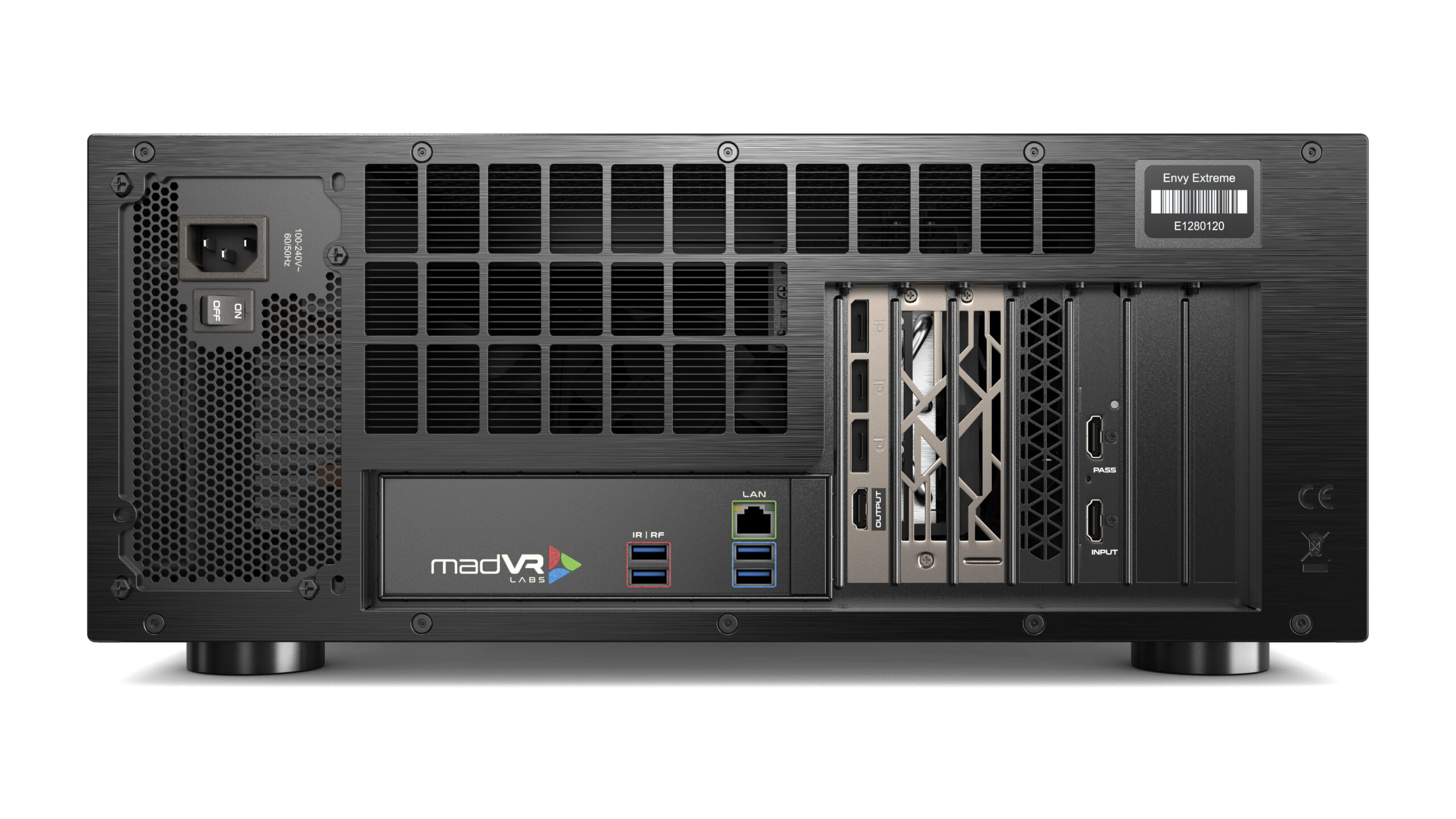 madVR Envy Extreme video processor rear panel