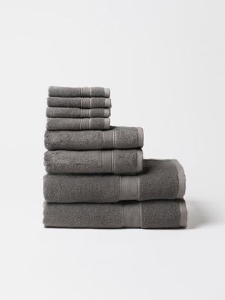 Luxe Bath Towel Set - Charcoal