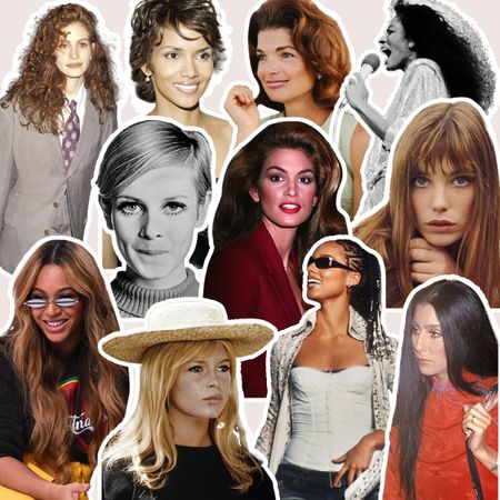 A collage of the most iconic hairstyles of all time