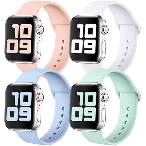 Kunyos 4 packs de bracelets pour Apple Watch
