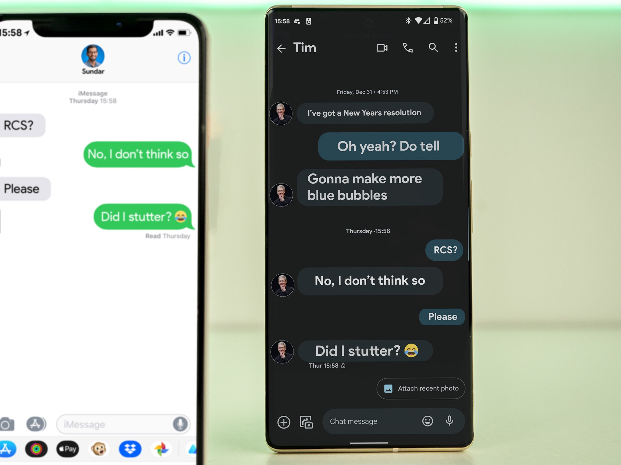 remove apple imessage for android