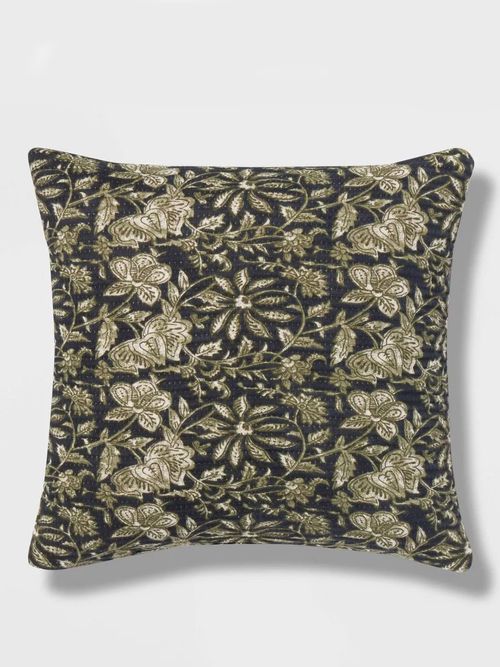 Square Double Cloth Printed Decorative Throw Pillow