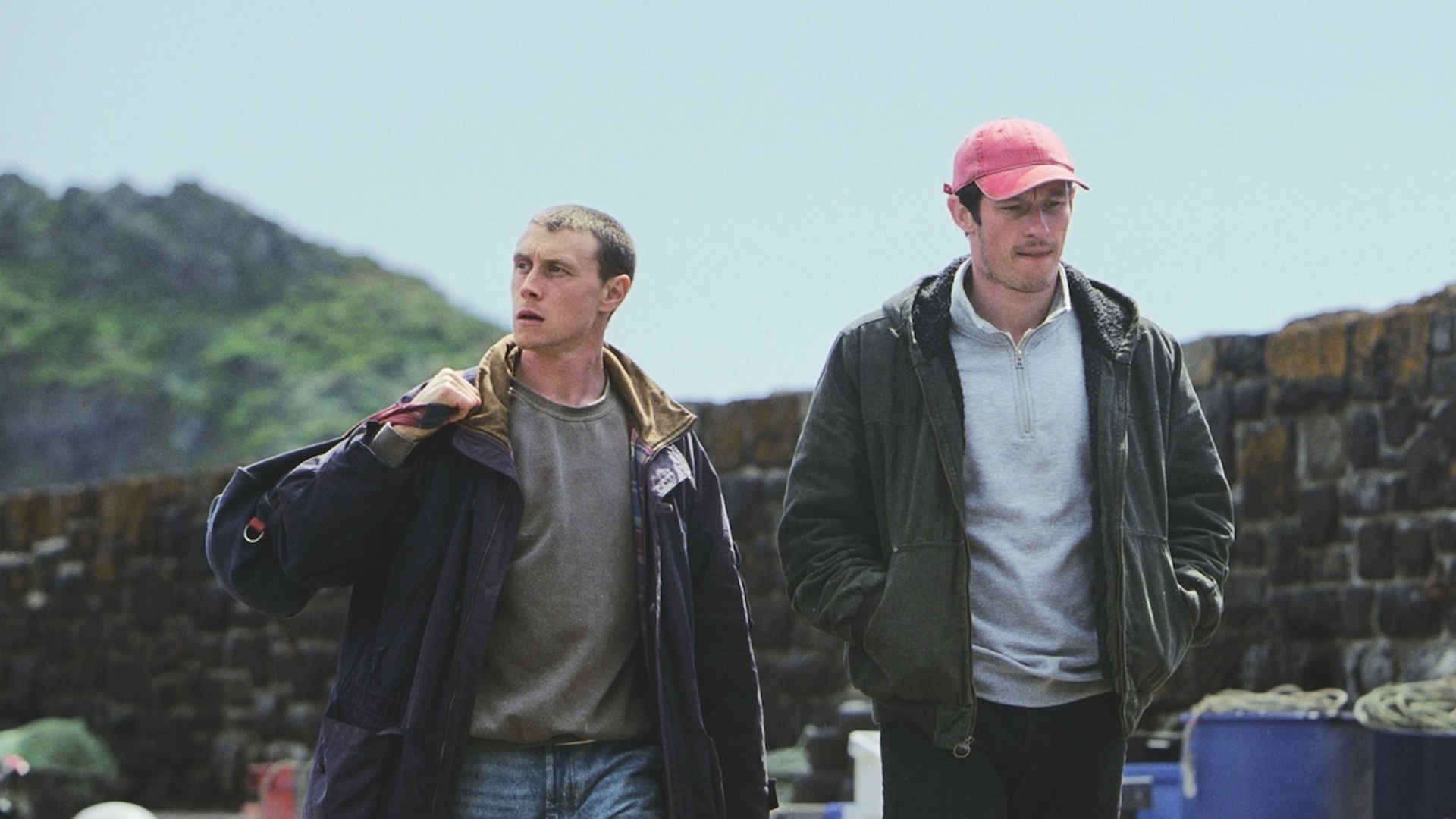 George MacKay and Callum Turner in Rose of Nevada